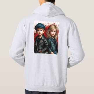 Stilvoller Men Hoodie T - Shirt mit Lovers Design 