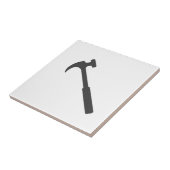 Stilvoller Minimalismus White Black Gray Hammer Fliese (Seite)