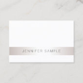 Stilvoller moderner Minimalistic schlichter Trendy Visitenkarte (Vorderseite)