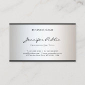 Stilvoller moderner Minimalistic Visitenkarte (Vorderseite)
