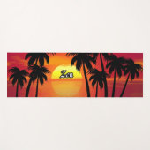 Stilvoller moderner minimalistischer Zen Yogamatte (Vorderseite (Horizontal))