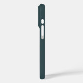 Stilvoller moderner Name | Blau Grau Case-Mate iPhone Hülle (Rückseite / Links)
