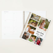 Stilvoller moderner Terminplaner mit 6-Foto-Collag Planer (Anzeige)