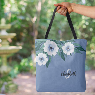 Stilvoller monogrammierter Namensinitial Buchstabe Tasche