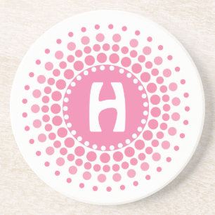 Stilvoller Monogrammstein Untersetzer