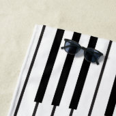 Stilvoller Musiknoten-dreifacher Clef-und Strandtuch (Beispiel)