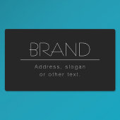 Stilvoller Name & Slogan oder anderer Text Etiketten