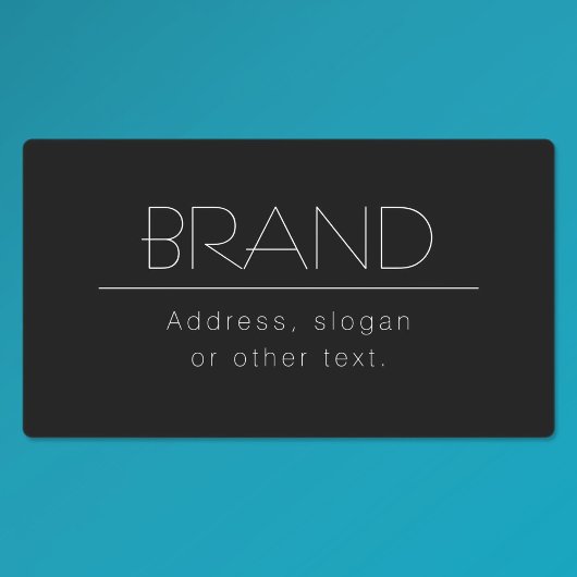 Stilvoller Name & Slogan oder anderer Text Etiketten
