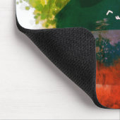 Stilvoller Niedlicher Cartoon Hidden Fluffy Blue C Mousepad (Ecke)