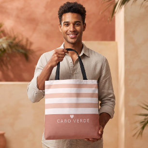 Stilvoller personalisierter Cabo Verde Lieblingsor Tasche
