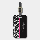 Stilvoller personalisierter gepäckanhänger (Vorderseite vertikal)