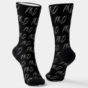 Stilvoller PhD-Abschluss Socken