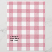 Stilvoller Pink & White Dog Care Flyer (Hinten)