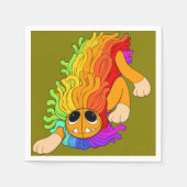 Stilvoller Pop-Cocktail Serviette (Vorderseite)