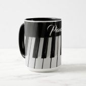 Stilvoller professioneller Pianist Tasse (Vorderseite Links)