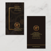 Stilvoller Rahmen-kreativer mechanischer Visitenkarte (Vorne/Hinten)