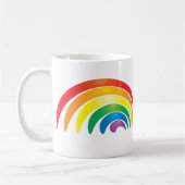 Stilvoller Regenbogen Kaffeetasse (Links)