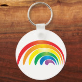 Stilvoller Regenbogen Schlüsselanhänger (Vorderseite)