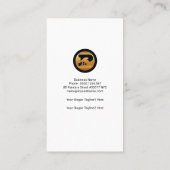 Stilvoller Retro Visitenkarte (Rückseite)