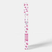 Stilvoller Rosa Leoparden Druck Personalisiert Case-Mate iPhone Hülle (Rückseite / Links)