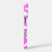 Stilvoller rosa Zebra-Druck Case-Mate iPhone Hülle (Rückseite / Rechts)