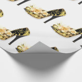 Stilvoller Schuh-glattes Packpapier, 30" x 6' Geschenkpapier (Ecke)