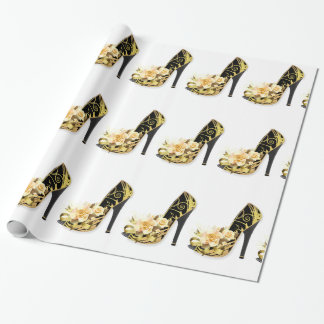 Stilvoller Schuh-glattes Packpapier, 30" x 6' Geschenkpapier