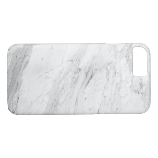 Stilvoller Schutz: Schwarzer Marmor Case-Mate iPhone Hülle (Rückseite (Horizontal))