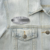 Stilvoller Silberstreifen, Wirbel Namensschild (Beispiel)