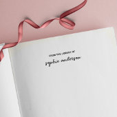 Stilvoller Skriptname aus der Bibliothek von Permastempel