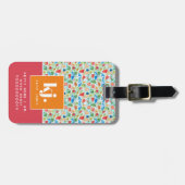 Stilvoller Sommer | Funny Personalisiert Monogram Gepäckanhänger (Vorderseite horizontal)