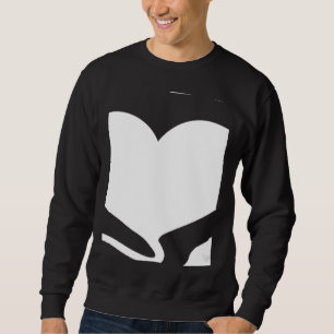 Stilvoller Spruch Valentinstag Herz Partnerlook Sweatshirt