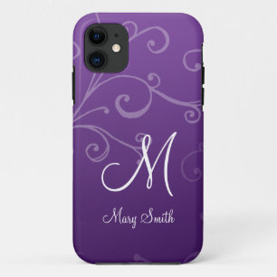 Stilvoller Strudel-kundenspezifisches Monogramm Case-Mate iPhone Hülle