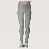 Stilvoller Sturmwolkeneffekt grau Leggings (Vorderseite)