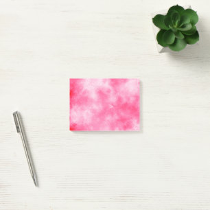 Stilvoller Sturmwolkeneffekt pink Post-it Klebezettel