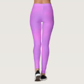 Stilvoller Sturmwolkeneffekt Rosa Leggings (Rückseite)