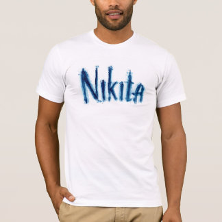 Stilvoller T - Shirt mit der Aufschrift "Nikita