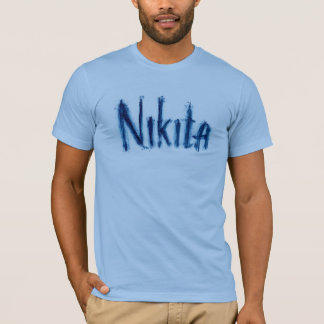 Stilvoller T - Shirt mit der Aufschrift "Nikita