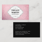 Stilvoller und Extravaganter Glitzer Visitenkarte (Vorne/Hinten)