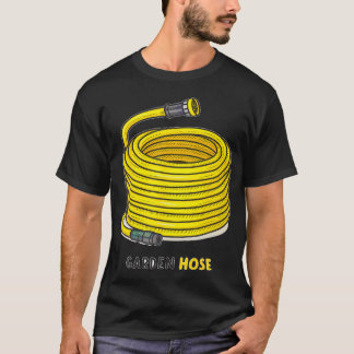 Stilvoller und lebendiger Gartenschlauch-Themenber T-Shirt