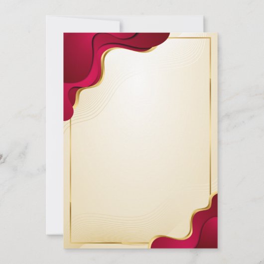 Stilvoller Uni-Abschluss Einladung (Rückseite)