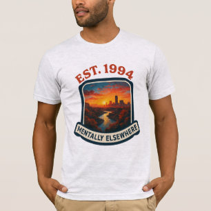 Stilvoller Vintager Grafischer T - Shirt
