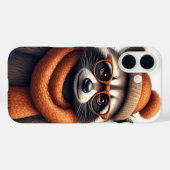 Stilvoller Waschbär Case-Mate iPhone Hülle (Rückseite (Horizontal))