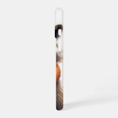 Stilvoller Waschbär iPhone 16 Hülle (Linke Seite)