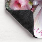 Stilvoller Wasserfarben-Blumen- Ihr benutzerdefini Mousepad (Ecke)