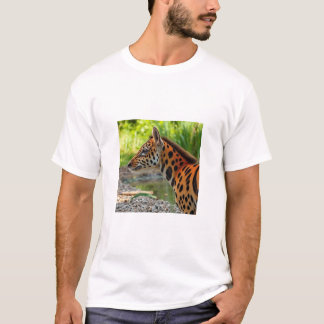 "Stilvoller Zebra-Muster Männer-T - Shirt" T-Shirt