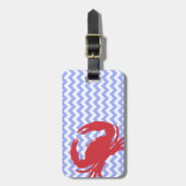 Stilvoller Zickzack u. Krabben-Gepäck-Umbau Gepäckanhänger (Vorderseite vertikal)