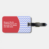 Stilvoller Zickzack u. Krabben-Gepäck-Umbau Gepäckanhänger (Rückseite horizontal)