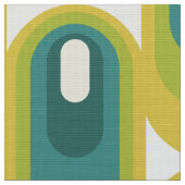 stilvolles 70er Retro Mod-Gewebe Stoff (Nahaufnahme)