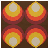 stilvolles 70er Retro Mod-Gewebe Stoff (Muster)